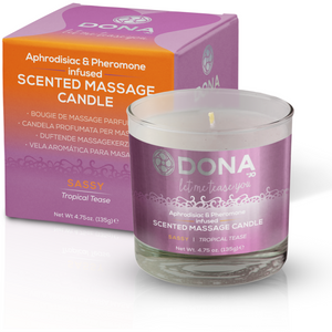 Dona Scented Massage Candle Sassy Aroma Tropical Tease 135g