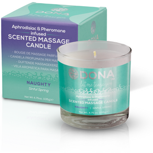 Dona Scented Massage Candle Naughty Aroma Sinful Spring 135g
