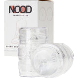 Nood Double Shot Double Ended Masturbator Clear