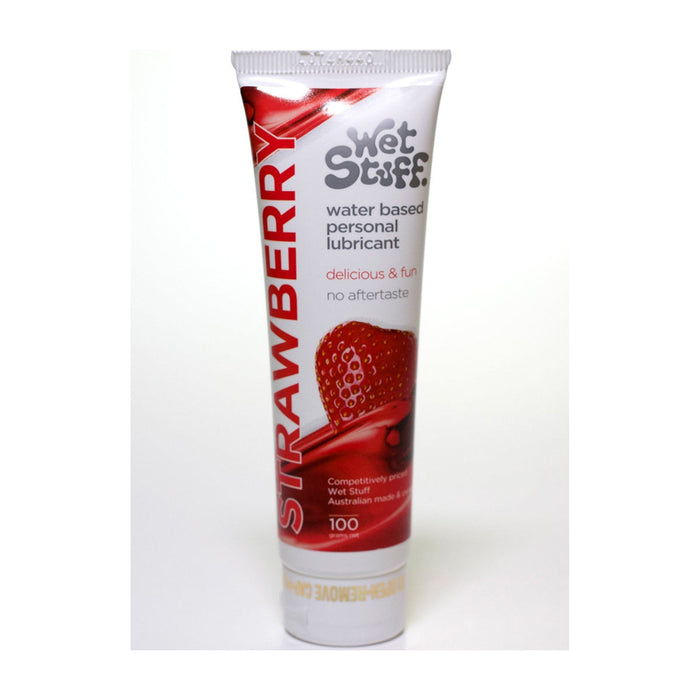 Wet Stuff Strawberry Lubricant 100ml Disc Top