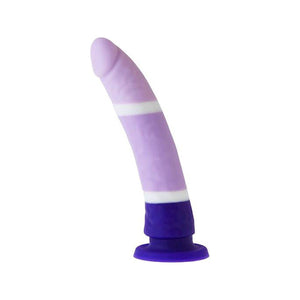 Nood Colours Striped Dildo (#272436)