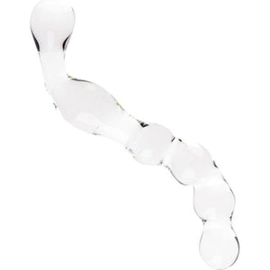 Share Satisfaction Lucent Glass Dildo Clear Double Curved