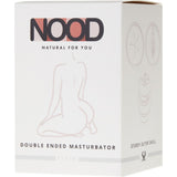 Nood Double Shot Double Ended Masturbator Vagina & Anal Clear