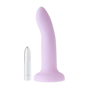 Nood Colours Purple Dildo With Bullet Vibrator (#272452)