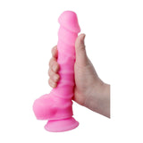 Nood Colours Dual Density Liquid Silicone Dildo With Balls (#283566)