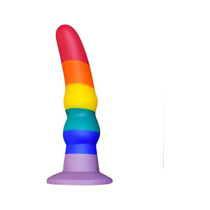 Nood Colours Rainbow Rippled Dildo (#272511)