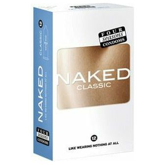 Four Seasons Naked Classic Condoms 12 Pack