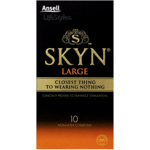 Lifestyles Skyn Large Non-Latex Condoms 10 Pack