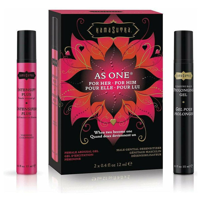 Kama Sutra As One Couples Prolonging and Intensifying Gels (2 x 12ml)