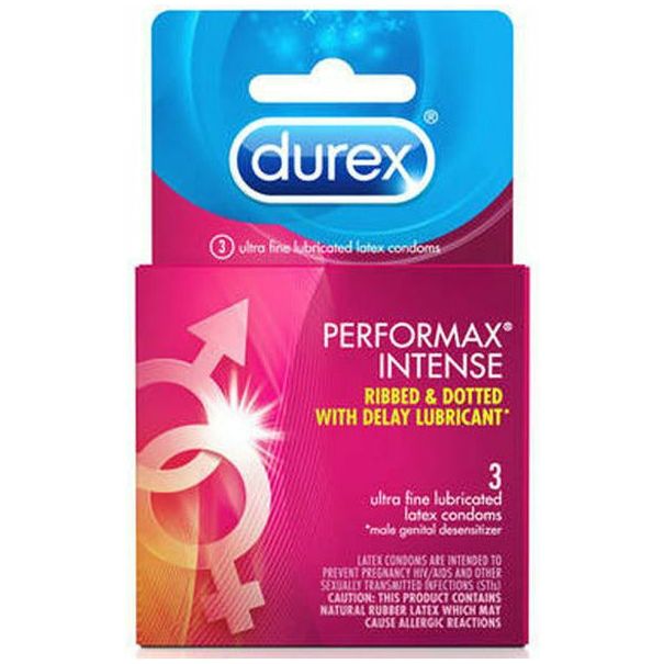 Durex Performax Intense Condoms 3 Pack