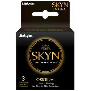 Lifestyles Skyn Original Non-Latex Condoms 3 Pack