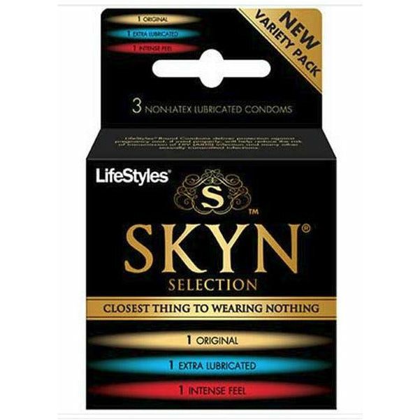 Lifestyles Skyn Selection Non-Latex Condoms 3 Pack