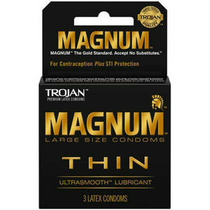 Trojan Magnum Thin Condoms 3 Pack