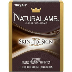 Trojan Naturalamb Lubricated Condoms 3 Pack
