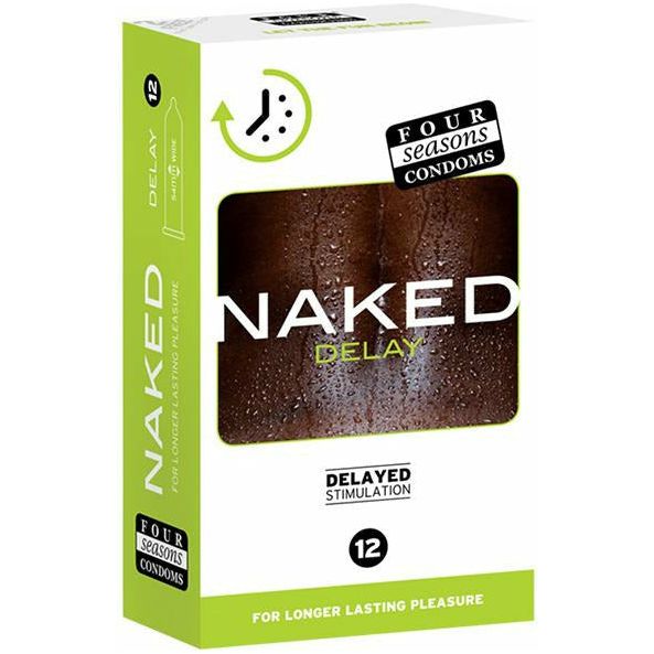 Four Seasons Naked Delay Condoms 12 Pack