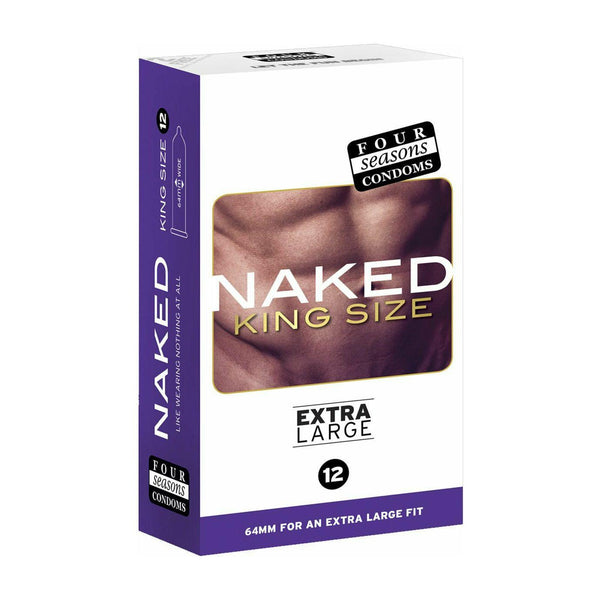 Four Seasons Naked King Size Condoms 12 Pack