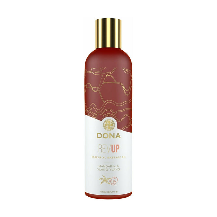 Dona Essential Massage Oil Rev Up Mandarin and Ylang Ylang 120 mL