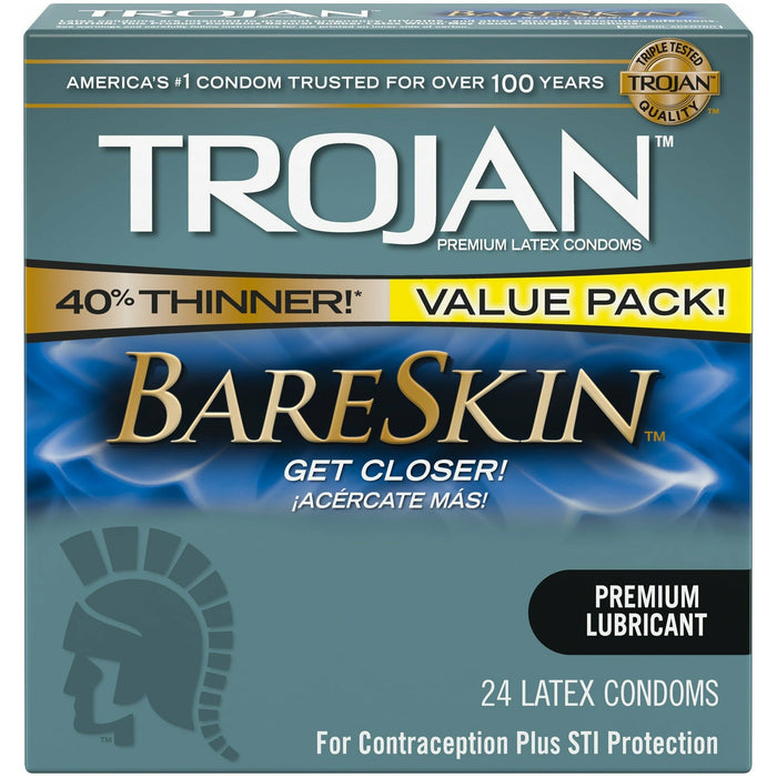 Trojan Bare Skin Condoms 24 Pack