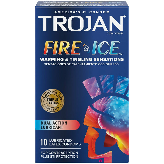 Trojan Fire & Ice Condoms 10 Pack