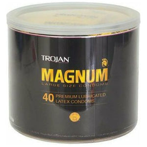 Trojan Magnum Condoms 40 Pack Display Bowl