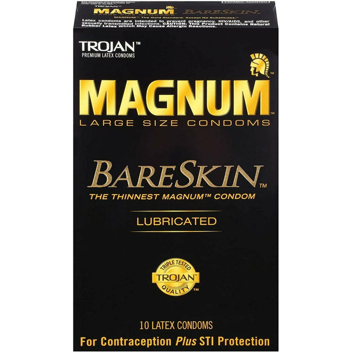 Trojan Magnum Bare Skin Condoms 10 Pack