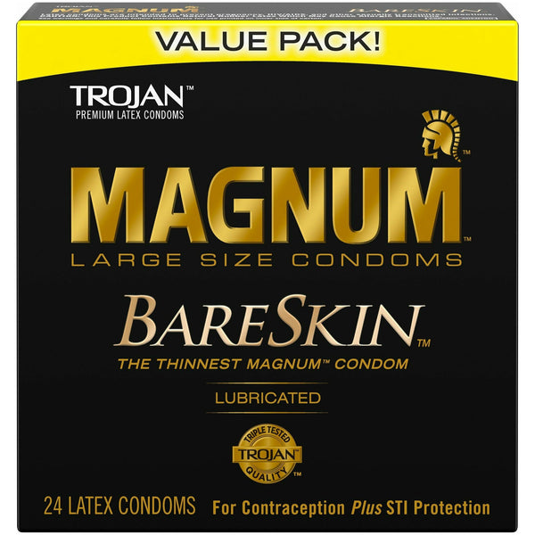 Trojan Magnum Bare Skin Condoms 24 Pack