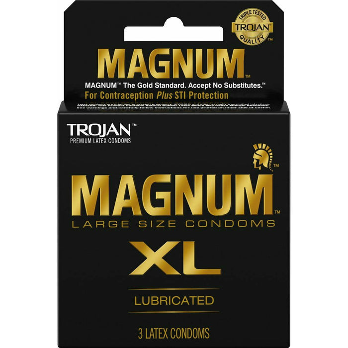 Trojan Magnum XL Condoms 3 Pack
