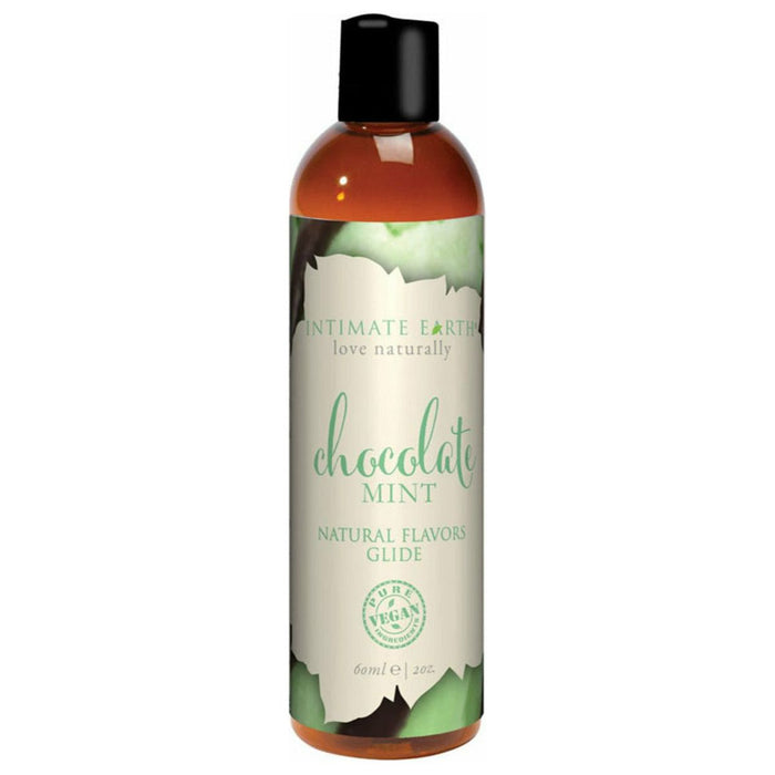 Intimate Earth Chocolate Mint Natural Flavours Glide 60ml