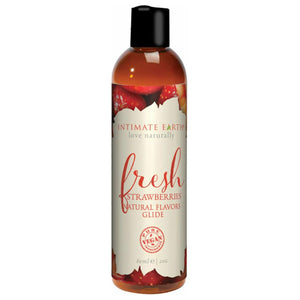 Intimate Earth Fresh Strawberries Natural Flavours Glide 60ml