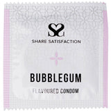 Share Satisfaction Flavoured Condoms Bubblegum 3 Pack