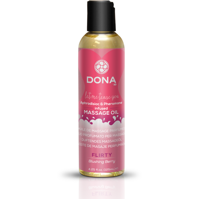 Dona Scented Massage Oil Flirty Aroma Blushing Berry 125ml